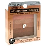 Physicians Formula Shimmer Strips Bronzer, Blush & Eye Shadow, Waikiki Strip / Peachy Glow Bronzer - 0.3 Oz / Pack, 2 Ea