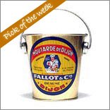 Dijon Mustard in Baby Metal Pail by Fallot