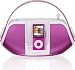 iLive Portable Music System / Boom Box with iPod Docking and Recharging (Pink)