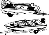Trailerable Flex-Fit Poly-Guard Polyester Moorings/Storage Boat Covers - 'Model # 78033P Fish & Ski Boats I/O Or O/B, Wide Bass Boats, Lenghts: 16'-19' Widths To (Color: Gray) 78033P-10