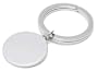 Sterling Silver Round Tag Key Holder