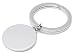 Apparel : Sterling Silver Round Tag Key Holder