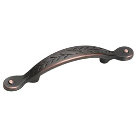 Amerock Inspirations Plain 3-Inch Pull, Oil Rubbed Bronze #BP1580-ORB by Amerock