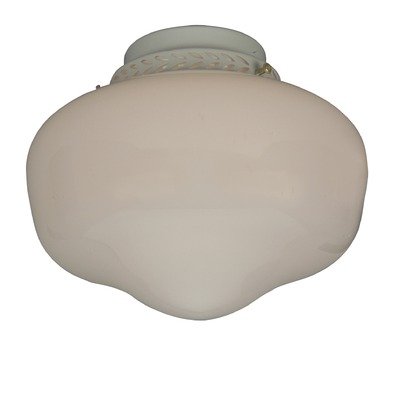 Craftmade LK3CFL-W 1-Light Schoolhouse Kit White