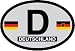 German oval decal - Germany Country of Origin Sticker