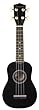 Savannah Color Ukulele with Bag, Black