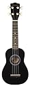 Savannah Color Ukulele with Bag, Black