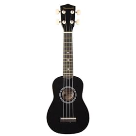 Savannah Color Ukulele with Bag, Black