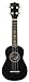 Musical Instruments : Savannah Color Ukulele with Bag, Black