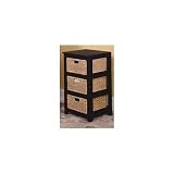 Home Elegance 474BK-12 Black Storage Unit