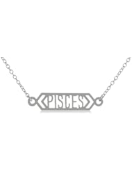Kris Nations "Zodiac Signs" Bar Overlay Necklace, 18"
