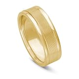 14K Gold Comfort Fit Men's Wedding Band, 7mm
