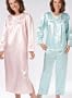 Brushed-Back Nightgown & Pajamas - Pajamas, Color Pink, Size MED