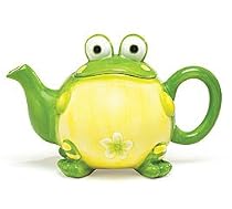 Adorable Toby The Toad Frog Teapot For Kitchen Decor And Teapot Collectors