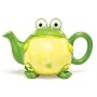 Toby The Green Toad Frog Ceramic Teapot For Kitchen / Home Decor And Teapot Collectors