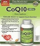 TruNature Coenzyme CoQ10 100 mg - 130 Softgels