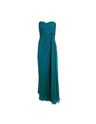Strapless Silk Prom Dress 