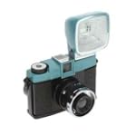 Lomo Diana F+ (Black and Blue) Medium Format Camera Kit Inc Flash