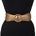 BRONZE REPTILE TEXTURE STRETCH WIDE CINCH BELT Image