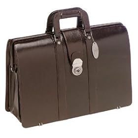 Mancini Leather Briefcase Lawyer doctor
