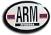 Armenia - Oval decal