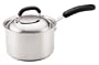 Circulon Steel 3-Quart Covered Saucepan
