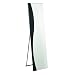 Adesso WK2445-01 Wave Storage Mirror, Black Finish