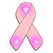 Pink Ribbon Flashing Body Light Lapel Pins