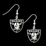 NFL Flashing Earrings - Oakland Raiders