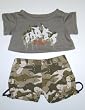 20234 - Camoflauge Skateboarder Outfit Clothes for 14" - 18" Stuffed Animals and Dolls