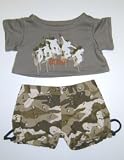 20234 - Camoflauge Skateboarder Outfit Clothes for 14" - 18" Stuffed Animals and Dolls