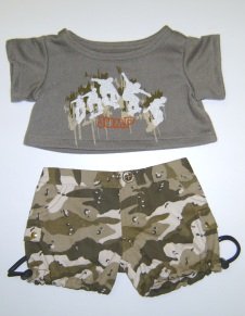 20234 - Camoflauge Skateboarder Outfit Clothes for 14