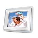 Coby DP802 8-Inch Widescreen Digital Photo Frame with MP3 Player, Two Interchangeable Acrylic (White,Black)