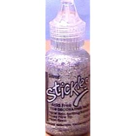 Ranger 1/2 Ounce Stickles Glitter Glue, Silver