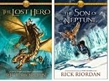 Heroes of Olympus: the Lost Hero, the Son of Neptune Book 1 and 2 Set (Hardcover) together by Rick Riordan