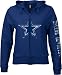 Dallas Cowboys Women's Giant Logo Zip up Hoody, Size= X-Large
