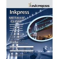 Inkpress Metallic Paper, 255 gsm, 10 mil, Metallic Satin Surface, 5x7'', 50 Sheets
