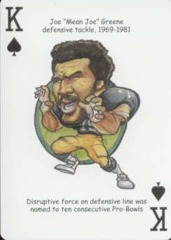 JOE Greene - Oddball Pittsburgh Steelers Playing Card
