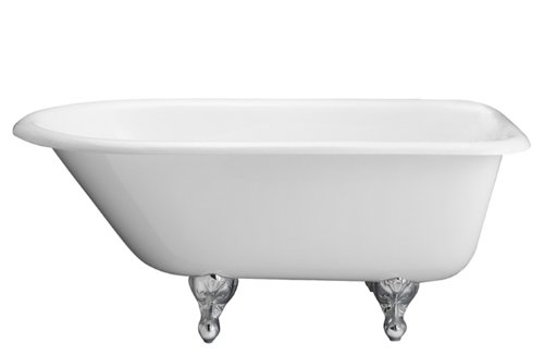 Barclay CTRH66 WH WH Cambridge Cast Iron Roll Top Tub In White Huge barclay-ctrh66-wh-wh-cambridge-cast-iron-roll-top-tub-in-white-huge