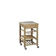Linon Bamboo Inlaid Granite Top