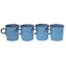 Fiesta Cobalt 453 10-1/4-Ounce Mugs, Set of 4