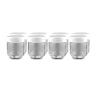 Euro Cuisine Set of 8 Glass Jars for Yogurt Maker