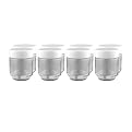 Euro Cuisine Set of 8 Glass Jars for Yogurt Maker