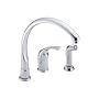 Delta Faucet 172-WF Waterfall Single-Handle Kitchen Faucet with Spray, Chrome