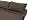 DKNY Garden Muse Ruffle Hem Full/Queen Flat Sheet, Cocoa
