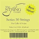The String Centre Series 50 Cello String Set, 4/4 Size
