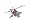 Vehicle Wall Decals - Military Camouflage Helicopter Side View - 12 inch Removable Graphics (4 same)