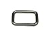 Generic Metal Silvery Rectangle Buckle 1