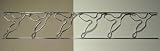Trellis Frieze Elements-Hummingbirds (TFE 1d-HB) Handmade Aluminum Trellis-Frieze Panels from Brooks Design