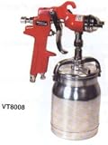 Viking Spray Gun: HVLP Siphon Feed Spray Gun-13. 9CFM, Fluid Tip Size: 1. 7mm. Air Inlet:1/4,43PSI